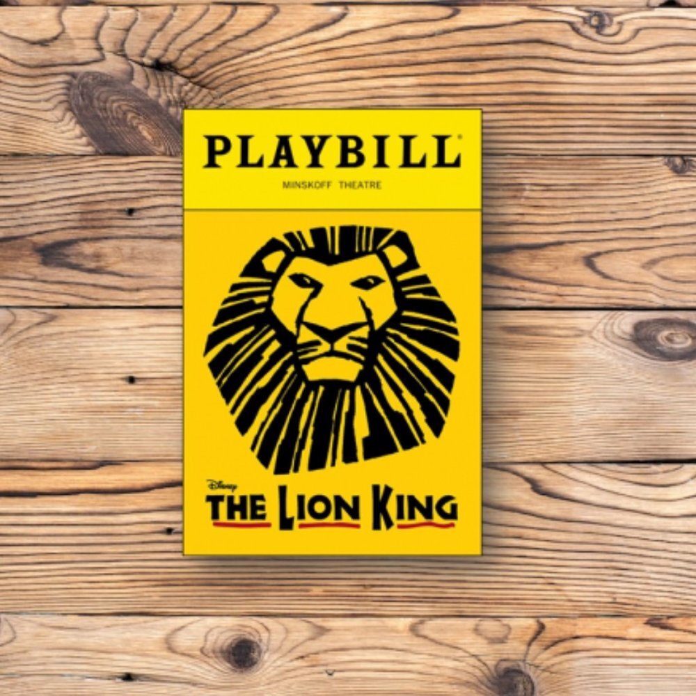 The Lion King Playbill Broadway Musical Refrigerator Fridge Locker Magnet